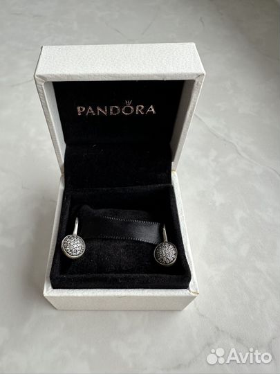 Серебряные серьги Pandora