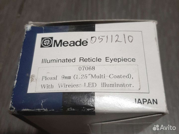 Окуляр Meade Plossl 9 mm, беспроводной