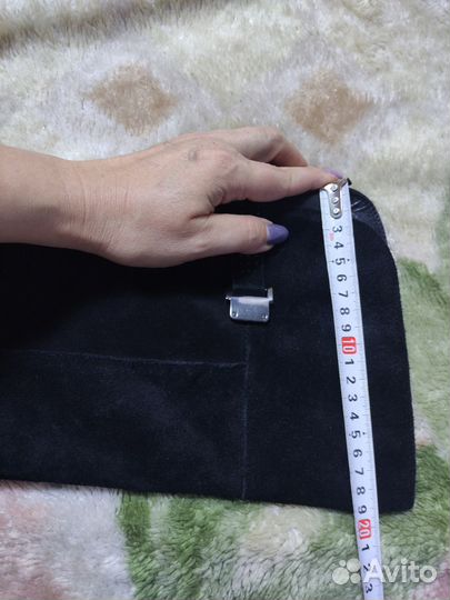 Сапоги зимние женские замша 39