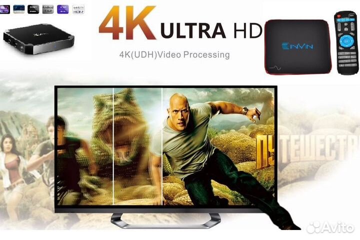 Андроид тв /4000+каналов/ Бесплатное тв/ Гарантия