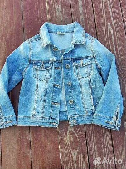 Джинсовая куртка, пиджак для девочки, Zara, 116 р