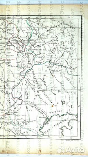 Карта Тартарии 1778 года
