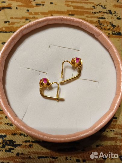 Серьги времен СССР