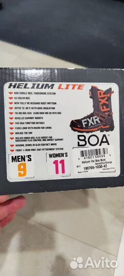 Снегоходные ботинки FXR Hellium Lite