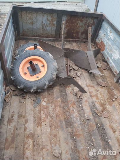 Мотоблок с прицепом