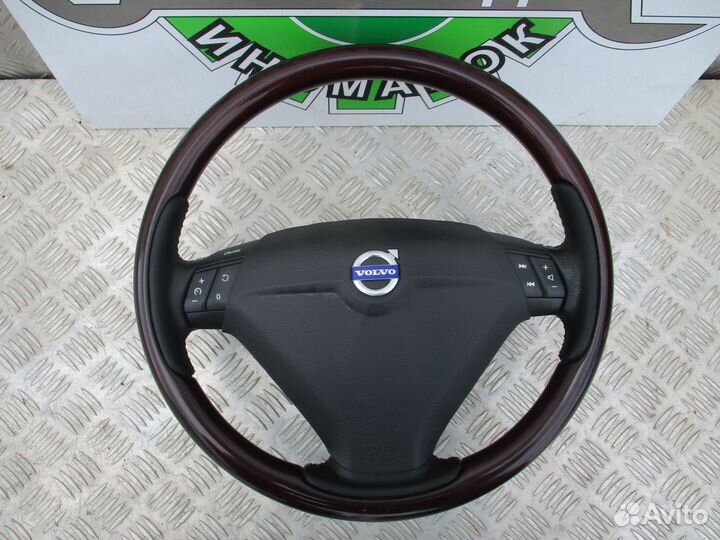 Рулевое колесо (дерево) с AIR BAG Volvo S60 2003г