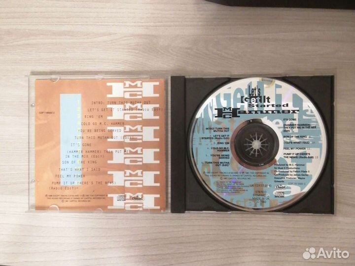 MC Hammer CD Lets get it started 1991 UK