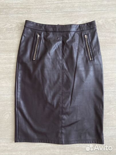 Кожаная юбка
