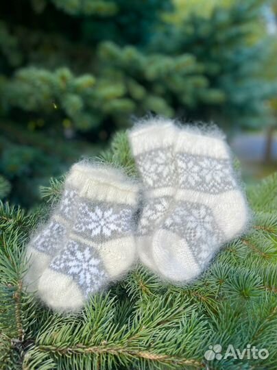 Детские пуховые носки Козий пух