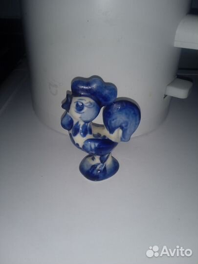 Фигурка керамика петушок гжель