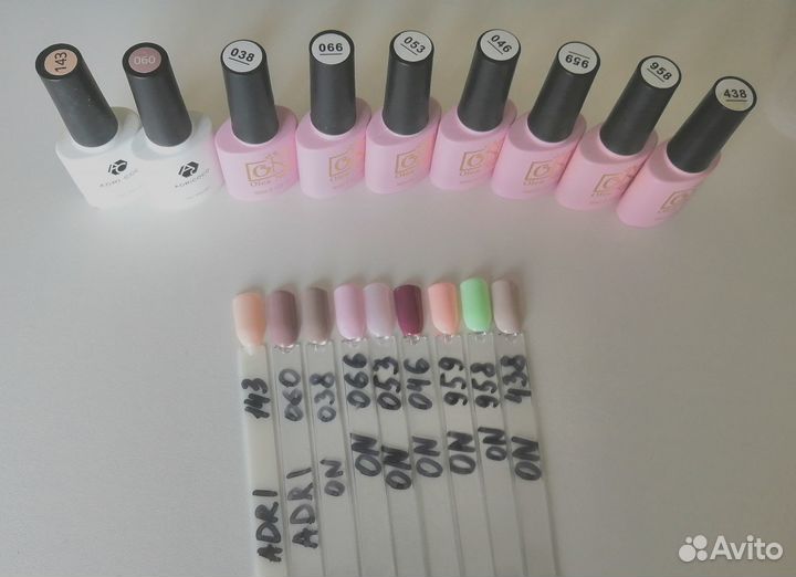 Материалы для маникюра разные