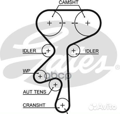 Ремень грм Opel