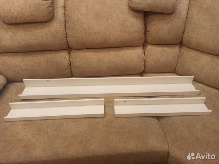 Полки настенные IKEA белые 3 шт