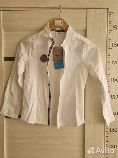 Рубашка для мальчика новая 134
