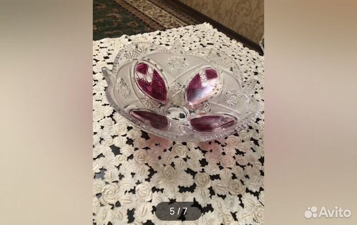 Ваза цветное стекло