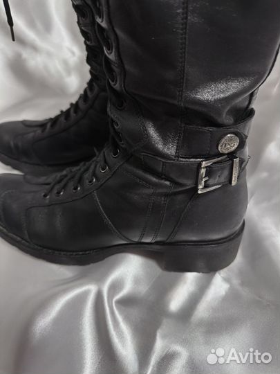 Берцы натуральная кожа 38 nero giardini