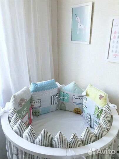 Бортики в детскую кроватку