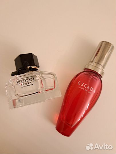 Флакон от духов Gucci Flora и Escada Оригинал