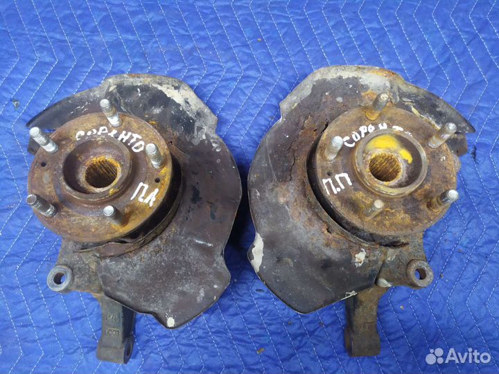 Кулак передний, ступица Kia Sorento 2 XM с 2009г