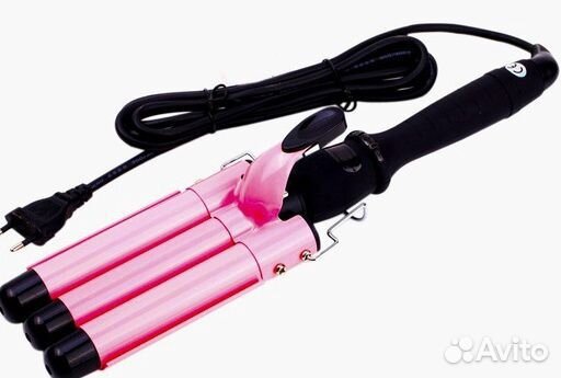 Тройная волна плойка-щипцы для завивки волос Geemy