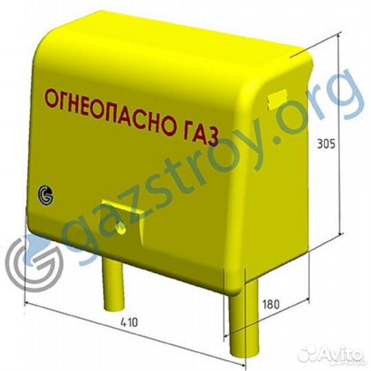 Дрп для газа, регулятор рд-25, композитный корпус