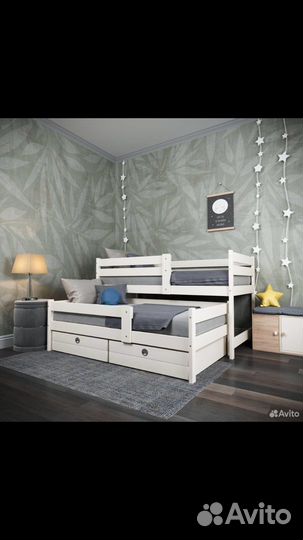 Детская двухярусная кровать