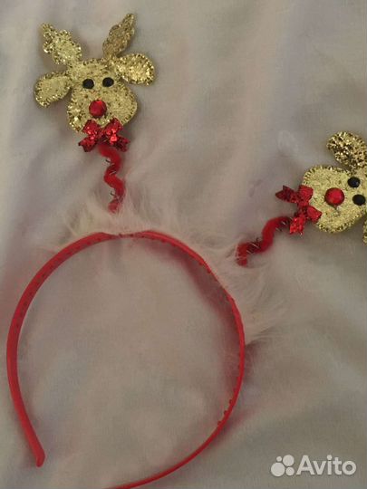 Милый ободок с оленями