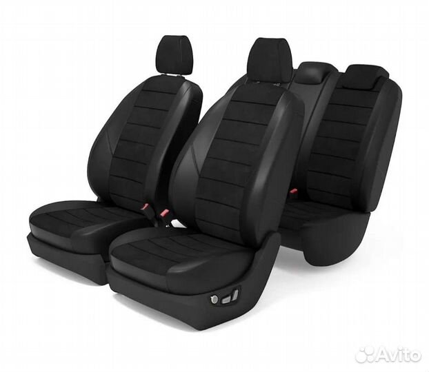 Комплект чехлов для Лада Ларгус-7 мест(Люкс-Кросс)