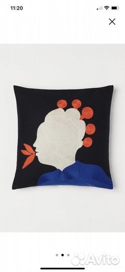 Чехол на подушку hm