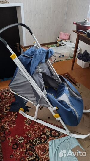 Коляска санки