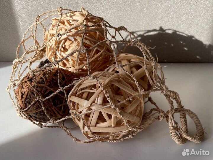 Ротанговые шары декор IKEA