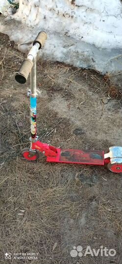 Самокат детский трехколесный бу