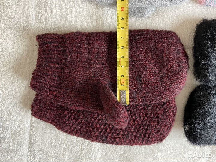 Варежки детские самовязка