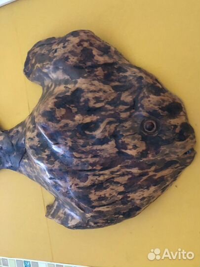 Рыба из коры дерева