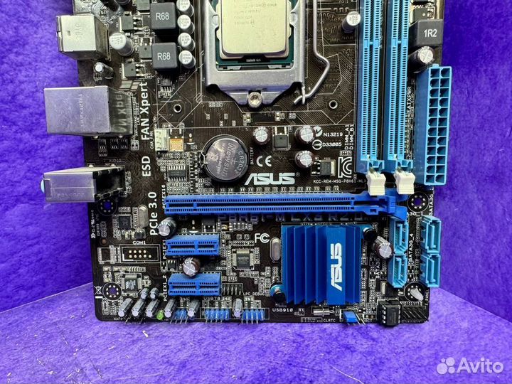 Комплект на 1155 материнская плата + процессор