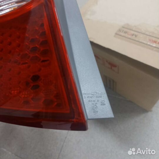 Фонарь задний левый kia rio