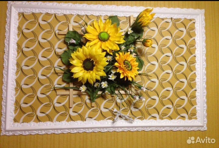 Обьёмная картина- Панно « Кусочек лета». Ручная ра