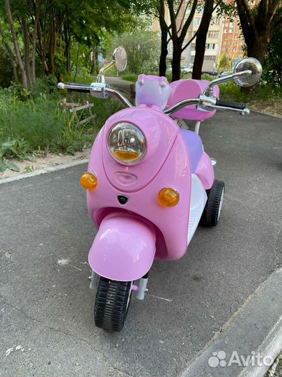 Мотороллер электро детский