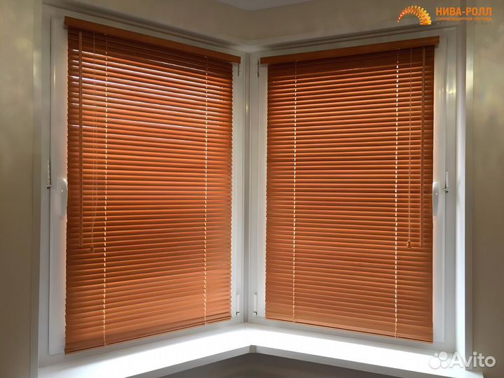 Жалюзи деревянные горизонтальные