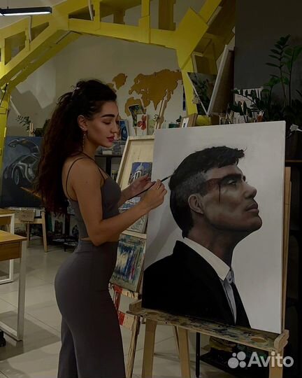 Картина маслом на холсте 