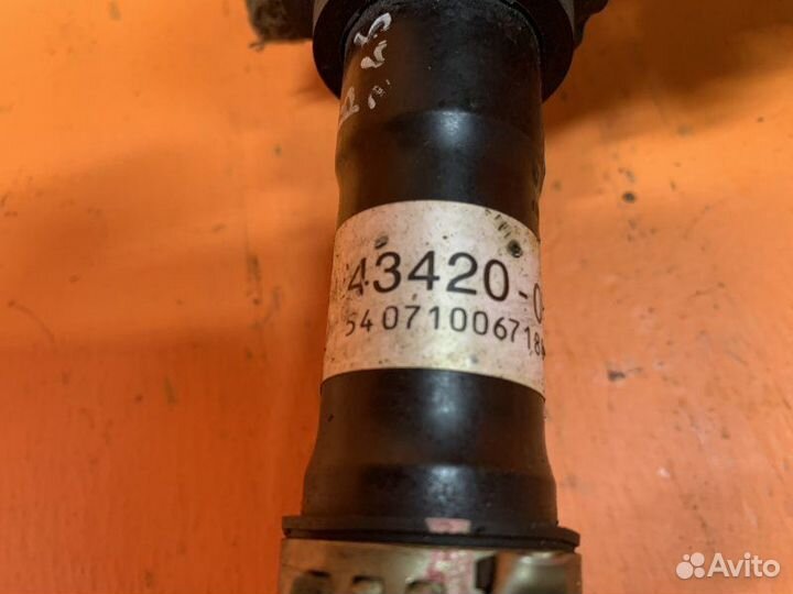 Привод передний левый Toyota Highlander XU20 3.3