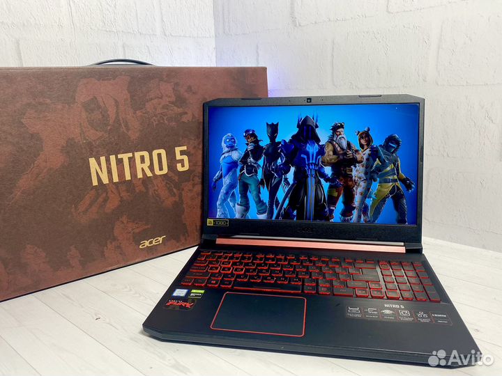 Игровой ноутбук Acer Nitro 8ядер/i5-9 gen/16gb