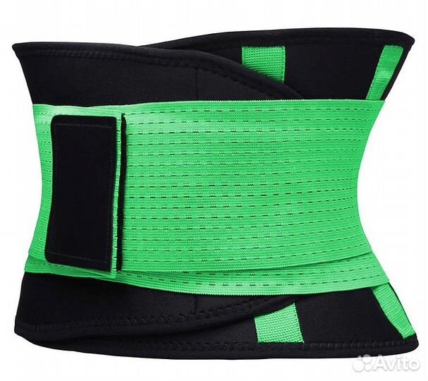 Фитнес пояс для похудения CleverCare, зеленый, раз