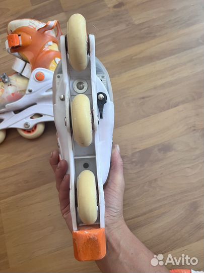 Комплект роликовые коньки раздвижные 26-29р