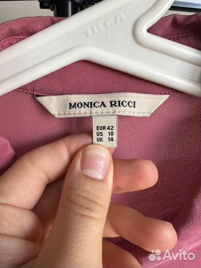 Блузка шелк Monica Ricci