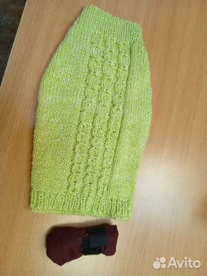 Жилетка для мелких собачек и 4 ботиночка