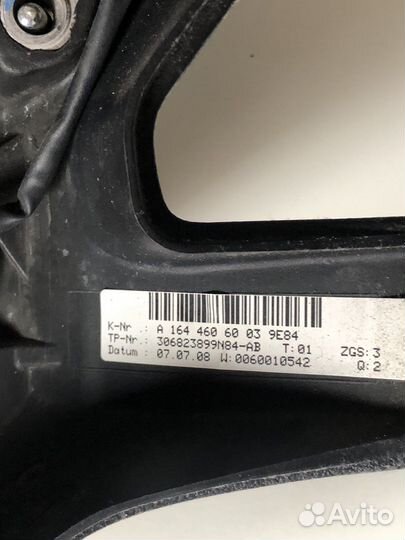 Руль на Mercedes GL 164