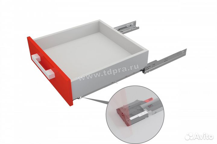 Направляющие шариковые скрытого монтажа B-slide 30