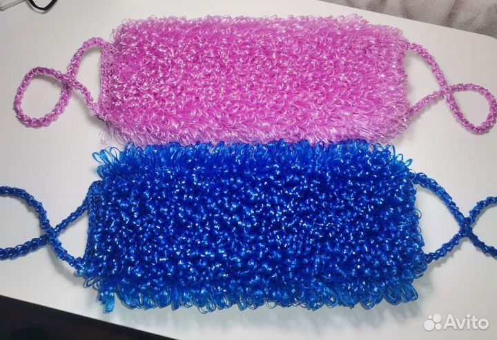 Мочалки ручной работы, в наличии и на заказ