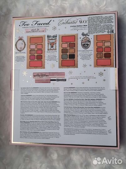 Too faced набор с тушью лимитированный оригинал